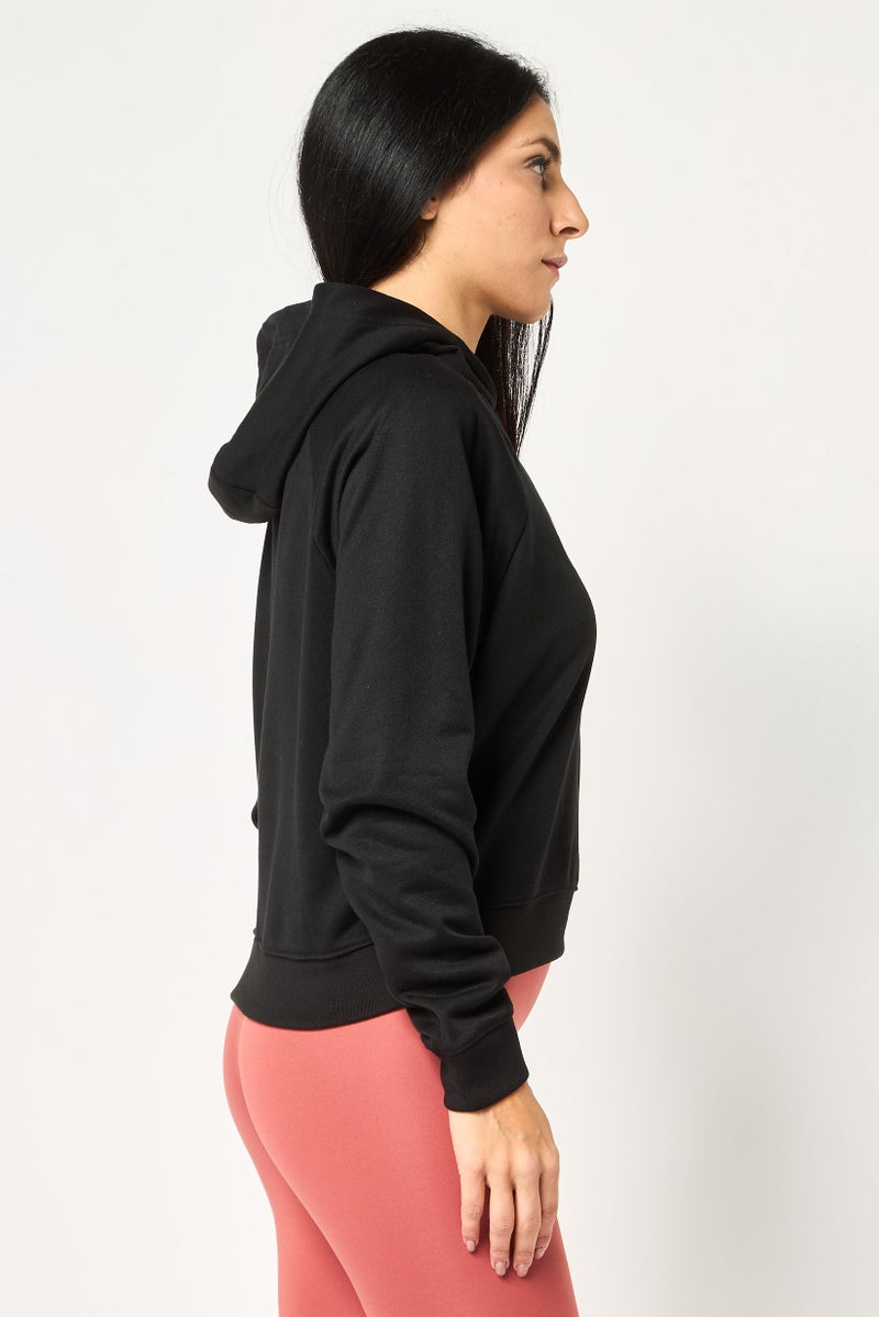Nike Women Oversized Fit Long Sleeve Outdoor Hoodies, Black - Image 3